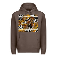 Coffee football Premium Hoodie - RanaPortraitStore