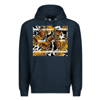 Navy football Premium Hoodie - RanaPortraitStore