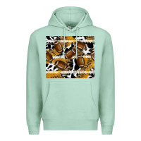 Seafoam football Premium Hoodie - RanaPortraitStore