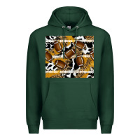 Sports Green football Premium Hoodie - RanaPortraitStore