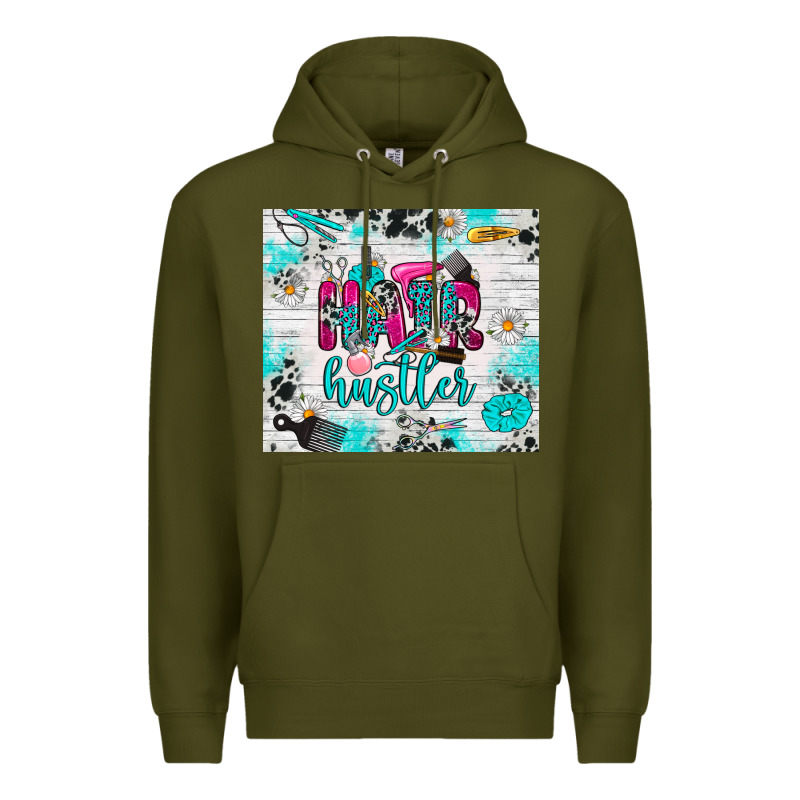 Hair Hustler Premium Hoodie by RanaPortraitStore | Teevron