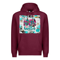 Burgundy hair hustler Premium Hoodie - RanaPortraitStore