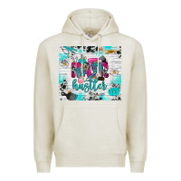 Oatmeal Heather hair hustler Premium Hoodie - RanaPortraitStore