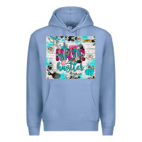Colony Blue hair hustler Premium Hoodie - RanaPortraitStore