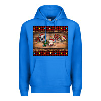 True Royal hohoho christmas cows Premium Hoodie - RanaPortraitStore