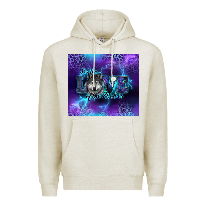 For The Love Of The Wolves Premium Hoodie by RanaPortraitStore | Teevron