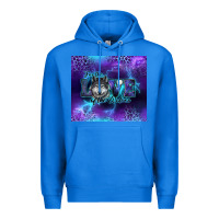 True Royal for the love of the wolves Premium Hoodie - RanaPortraitStore