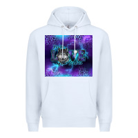 White for the love of the wolves Premium Hoodie - RanaPortraitStore