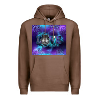 Chestnut for the love of the wolves Premium Hoodie - RanaPortraitStore