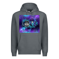 Rock for the love of the wolves Premium Hoodie - RanaPortraitStore