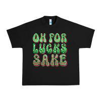 Black oh for lucks sake st patricks Urban Heavy Tee - Artiststas