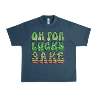 Midnight Navy oh for lucks sake st patricks Urban Heavy Tee - Artiststas