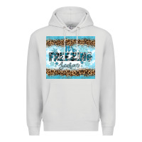 Dove Grey its freezing Premium Hoodie - RanaPortraitStore