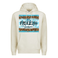 Oatmeal Heather its freezing Premium Hoodie - RanaPortraitStore