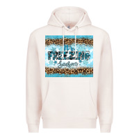 Pale Pink its freezing Premium Hoodie - RanaPortraitStore