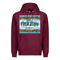 Burgundy its freezing Premium Hoodie - RanaPortraitStore