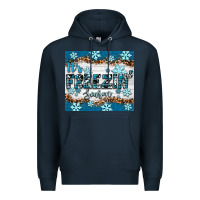 Navy it's freezin season Premium Hoodie - RanaPortraitStore