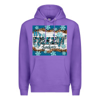Purple it's freezin season Premium Hoodie - RanaPortraitStore