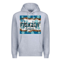 Heather Grey it's freezin season Premium Hoodie - RanaPortraitStore