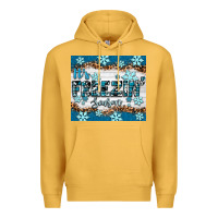 Mustard it's freezin season Premium Hoodie - RanaPortraitStore