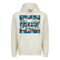 Oatmeal Heather it's freezin season Premium Hoodie - RanaPortraitStore