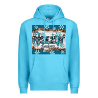 Ocean Blue it's freezin season Premium Hoodie - RanaPortraitStore