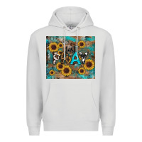 Dove Grey just pray Premium Hoodie - RanaPortraitStore