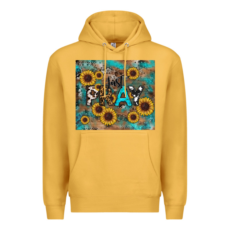 Just Pray Premium Hoodie by RanaPortraitStore | Teevron