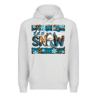 Dove Grey let it snow Premium Hoodie - RanaPortraitStore