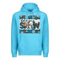 Ocean Blue let it snow Premium Hoodie - RanaPortraitStore