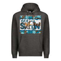 Charcoal Heather let it snow Premium Hoodie - RanaPortraitStore