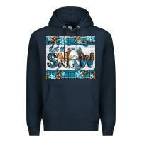 Navy let it snow Premium Hoodie - RanaPortraitStore
