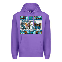 Purple let it snow Premium Hoodie - RanaPortraitStore