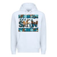 White let it snow Premium Hoodie - RanaPortraitStore