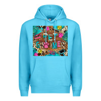 Ocean Blue pet groomer Premium Hoodie - RanaPortraitStore