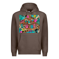 Coffee pet groomer Premium Hoodie - RanaPortraitStore