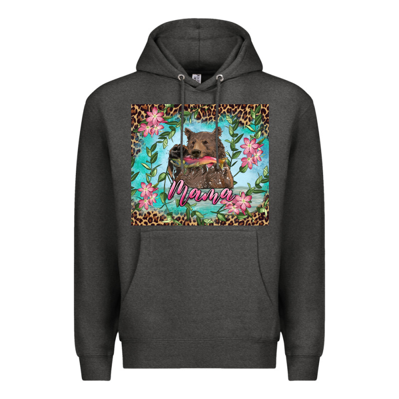 Mama Bear Haunting Fish Floral Premium Hoodie by RanaPortraitStore | Teevron