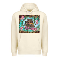 Sandshell mama bear haunting fish floral Premium Hoodie - RanaPortraitStore
