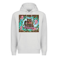 Dove Grey mama bear haunting fish floral Premium Hoodie - RanaPortraitStore