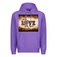 Purple love of the tigers Premium Hoodie - RanaPortraitStore
