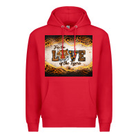 Red love of the tigers Premium Hoodie - RanaPortraitStore