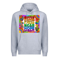 Heather Grey pride lgbtq Premium Hoodie - RanaPortraitStore