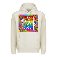 Oatmeal Heather pride lgbtq Premium Hoodie - RanaPortraitStore