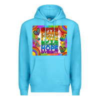 Ocean Blue pride lgbtq Premium Hoodie - RanaPortraitStore