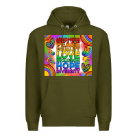 Army Green pride lgbtq Premium Hoodie - RanaPortraitStore
