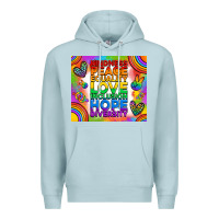 Blue Mist pride lgbtq Premium Hoodie - RanaPortraitStore