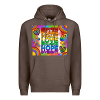 Coffee pride lgbtq Premium Hoodie - RanaPortraitStore
