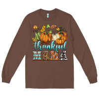 Chestnut thankful mama Long Sleeve Tee - BarkalooDesign