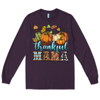 Plum thankful mama Long Sleeve Tee - BarkalooDesign