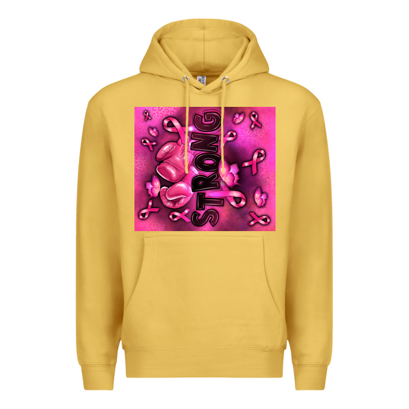 Strong Breast Cancer Premium Hoodie by RanaPortraitStore | Teevron